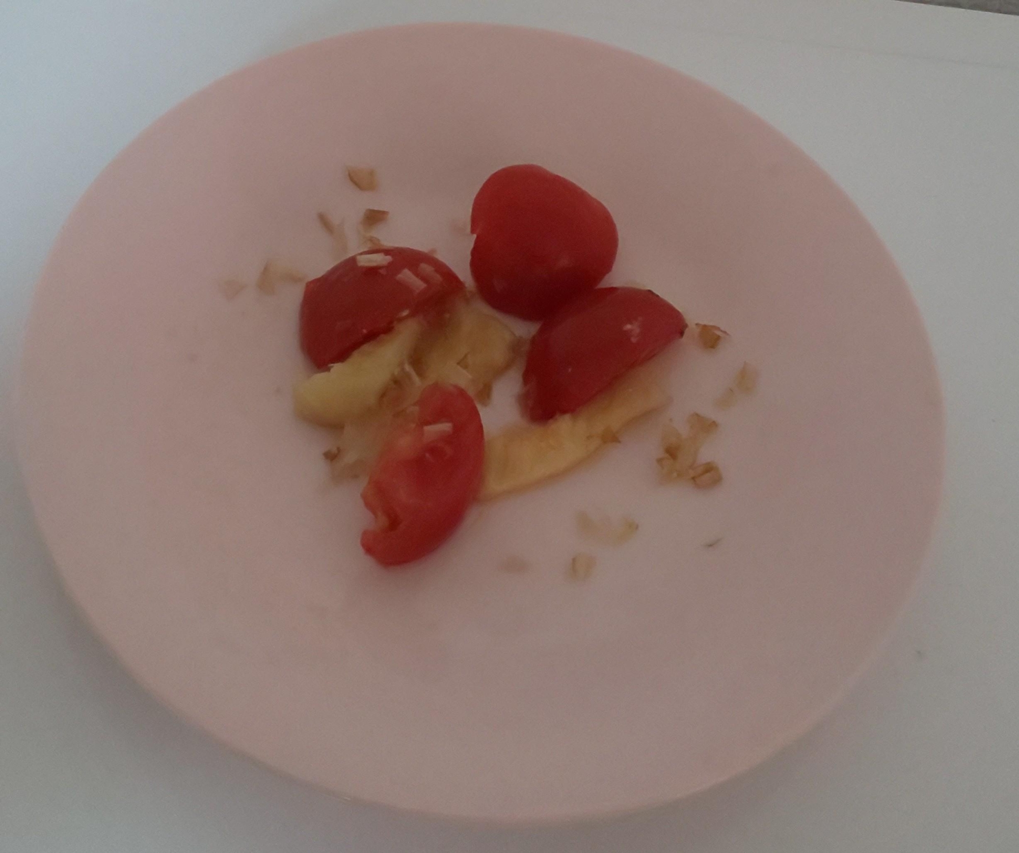 トマトの生姜和え