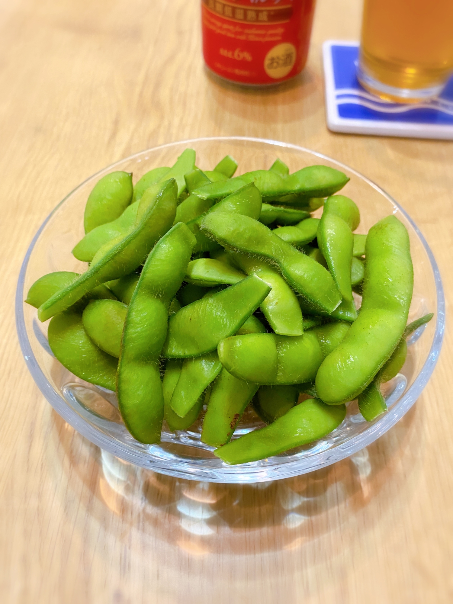 ビールのお供に❣️塩茹でえだ豆