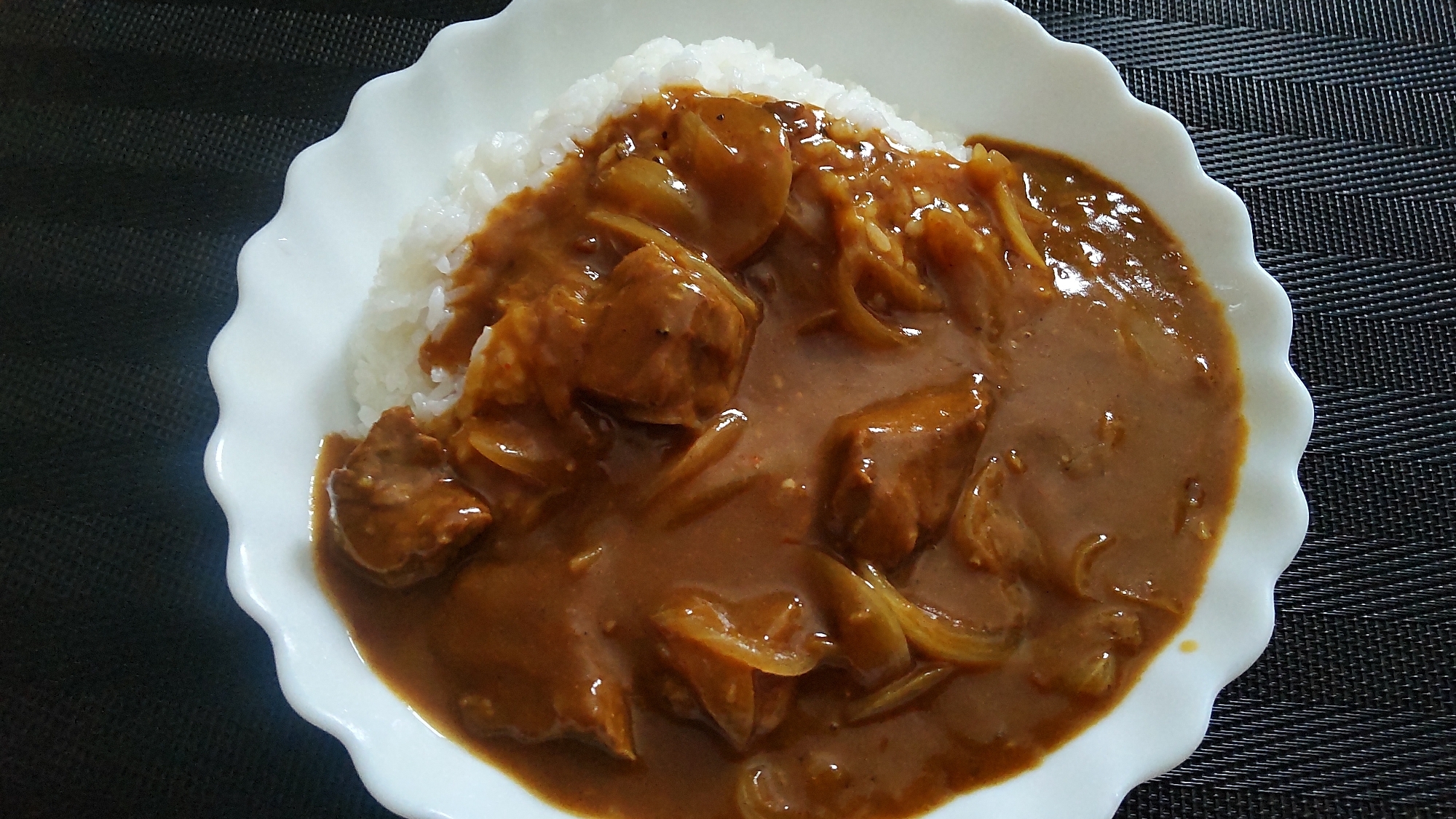 牛肉と玉ねぎのビーフカレー