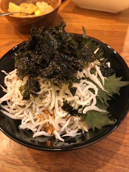 ささっとランチ！ ヘルシーしらす丼☆