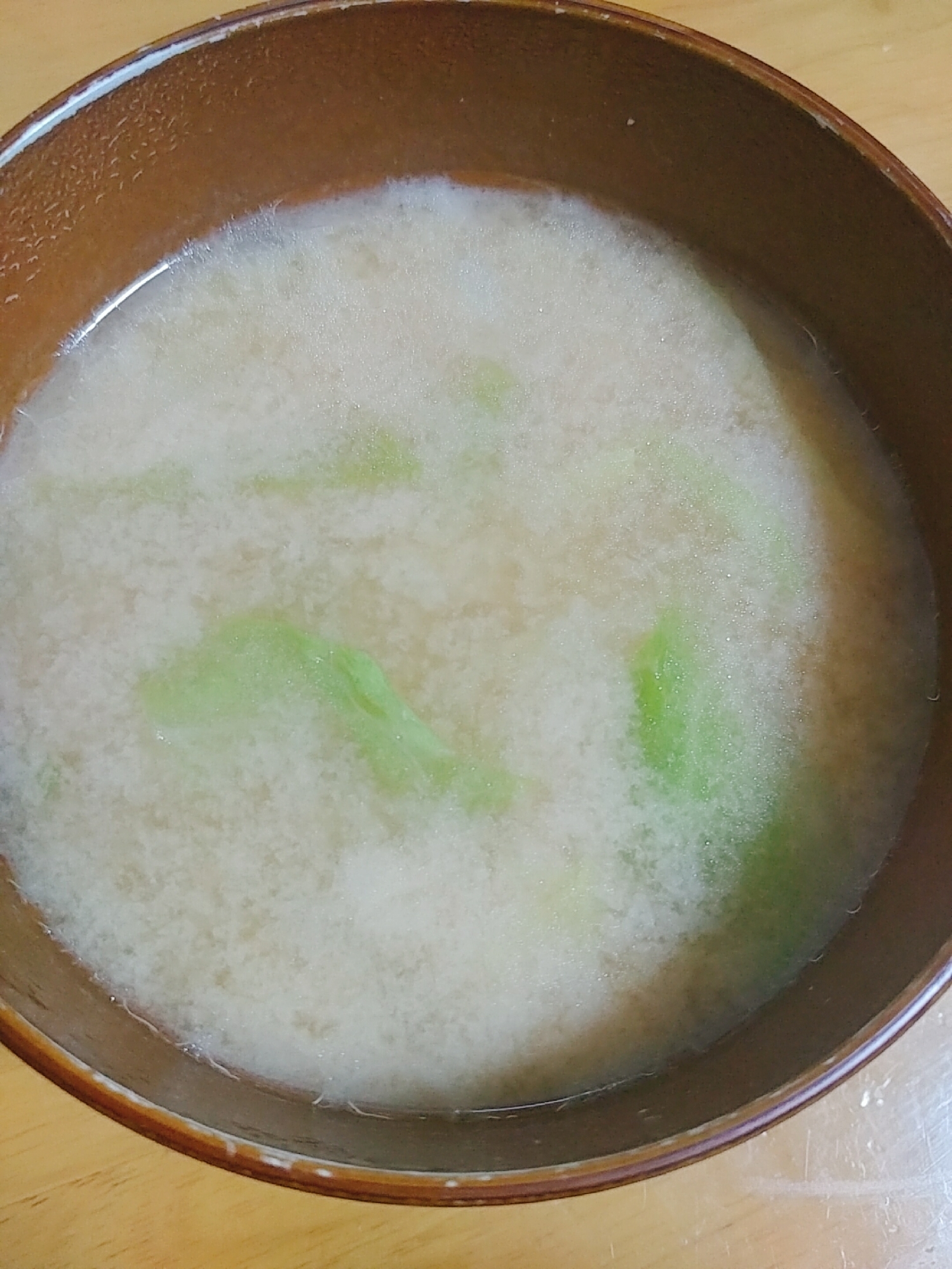 キャベツのココナッツミルク味噌スープ