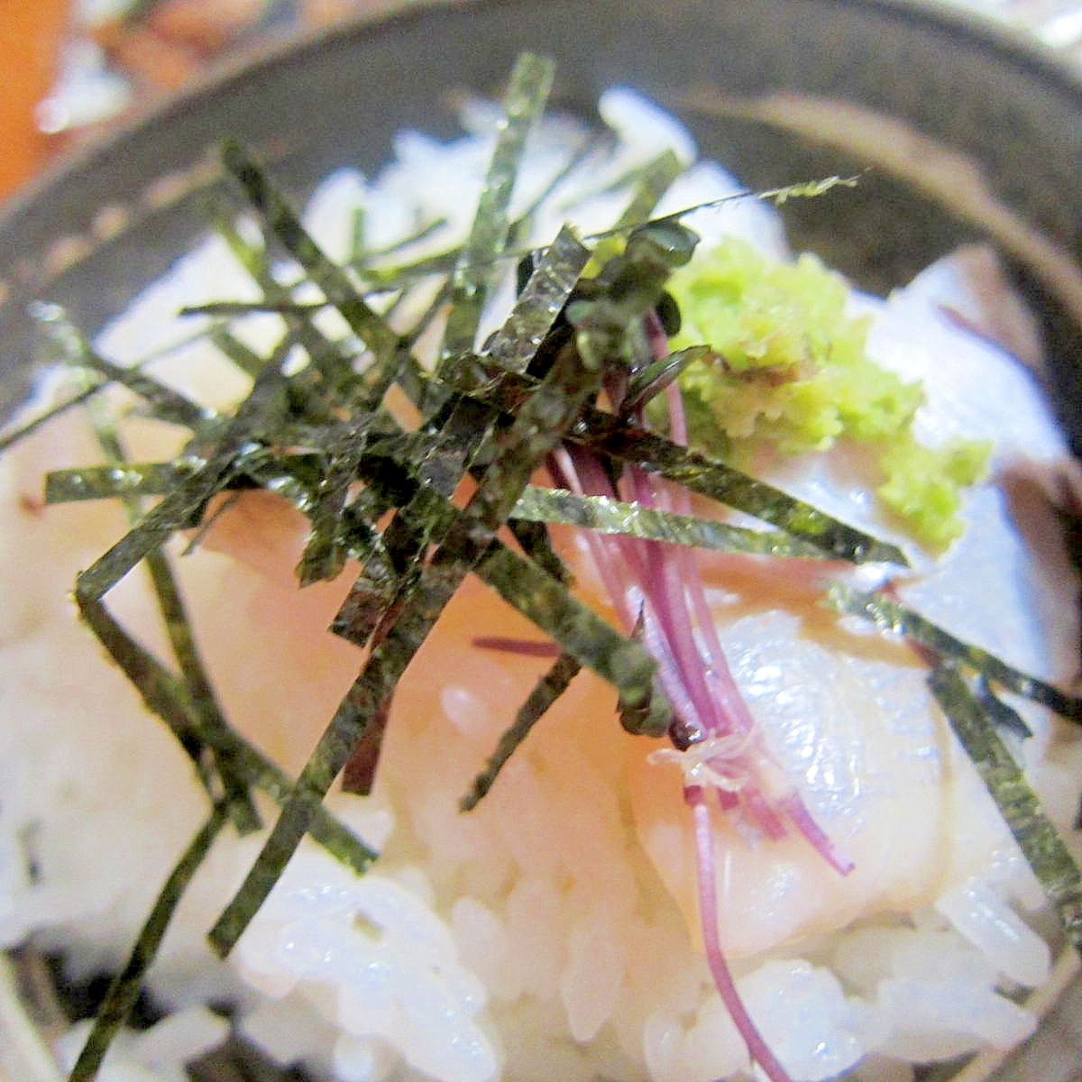 生わさび鱚カルパッチョ丼ぶり