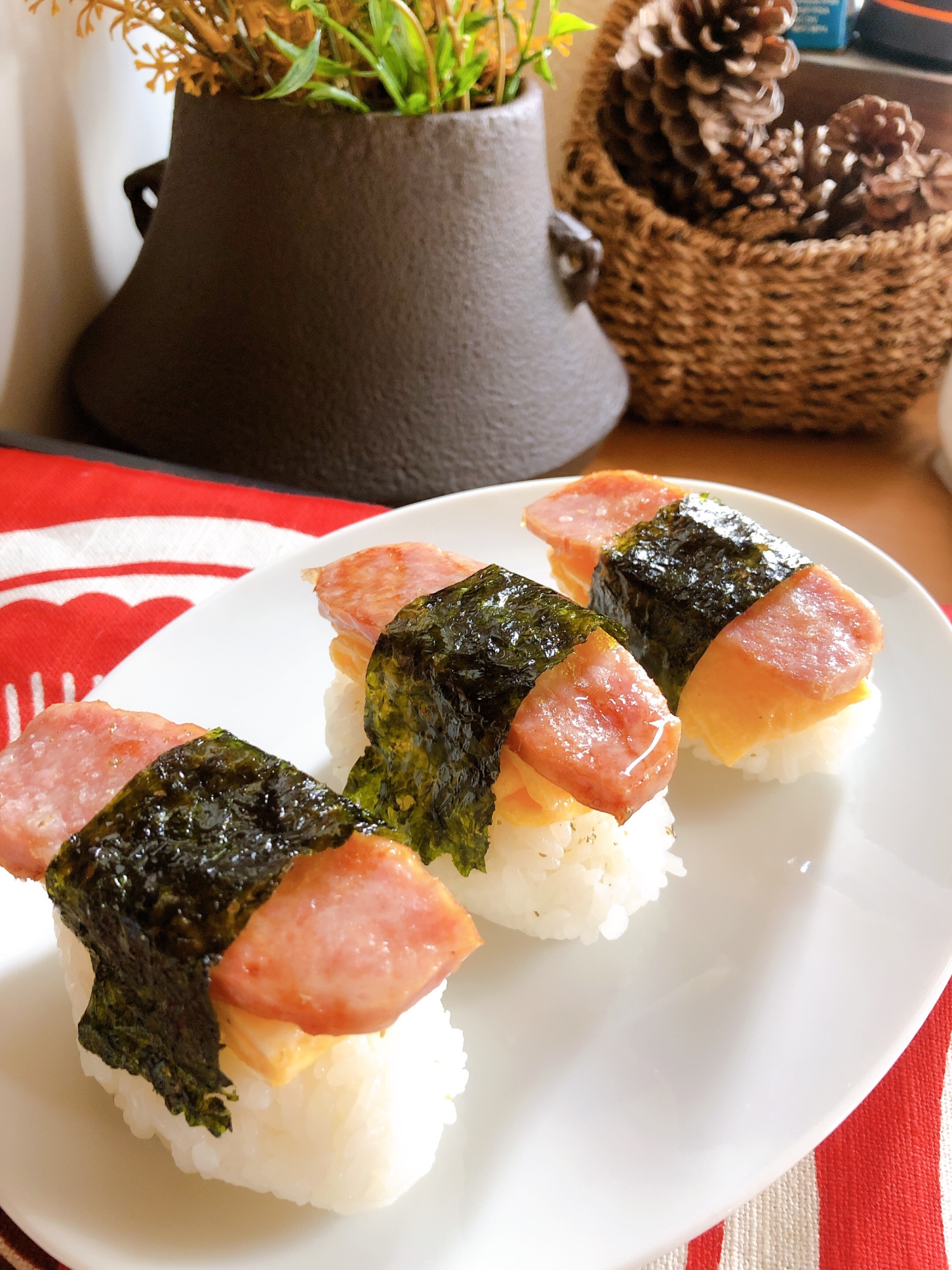 スパム風おにぎり レシピ 作り方 By うめ店長 楽天レシピ