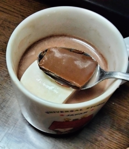 マシュマロ＋チョコonココア