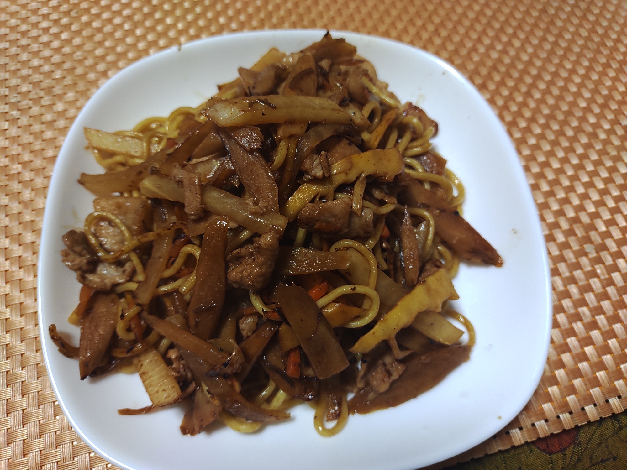 根野菜の焼きそば