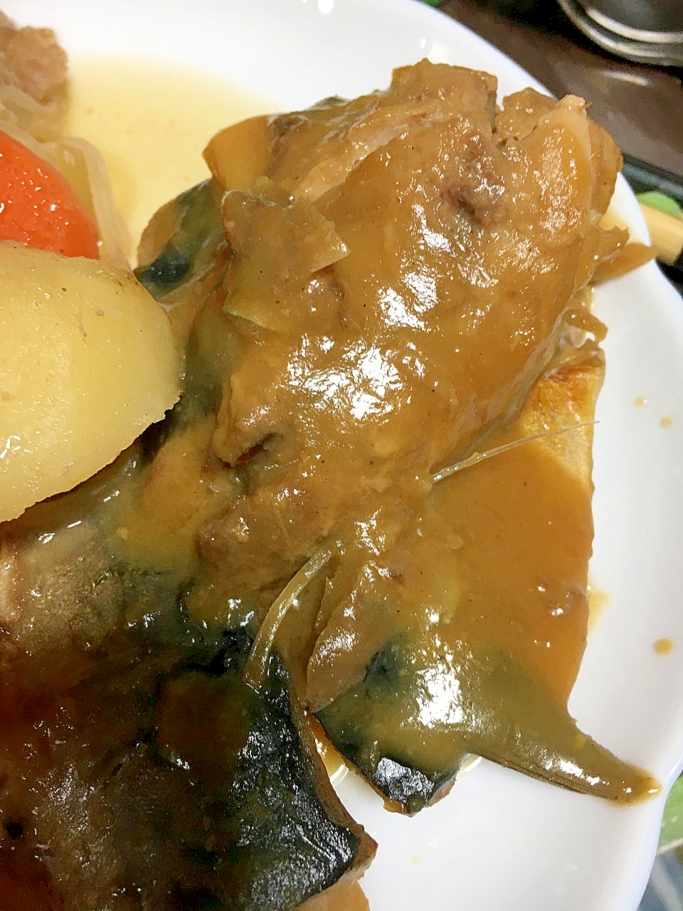 西京みそを足して甘い鯖の味噌煮