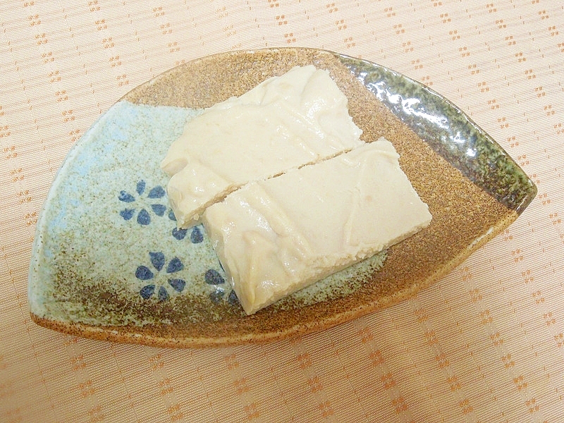 トースターDe絹豆腐のさっぱりチーズケーキ風