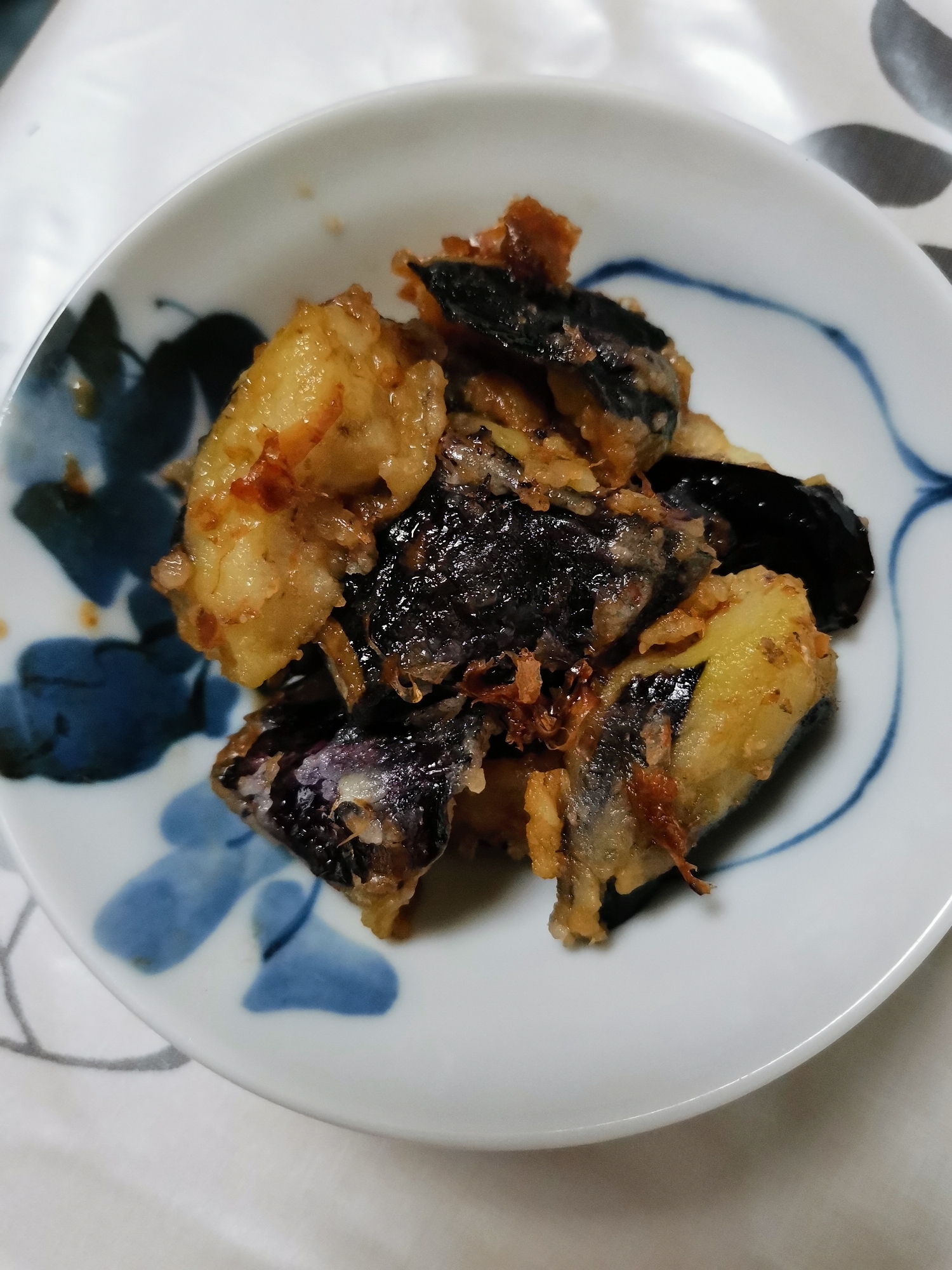 めんつゆで!ナスの揚げ浸し