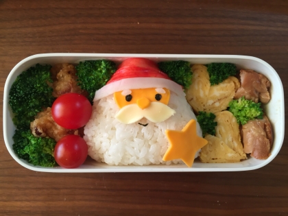 キャラ弁＊クリスマスに♪サンタさんおにぎり