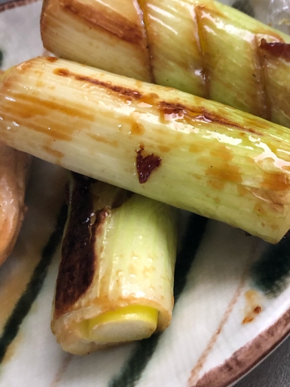 塩ダレで食べる焼きねぎ