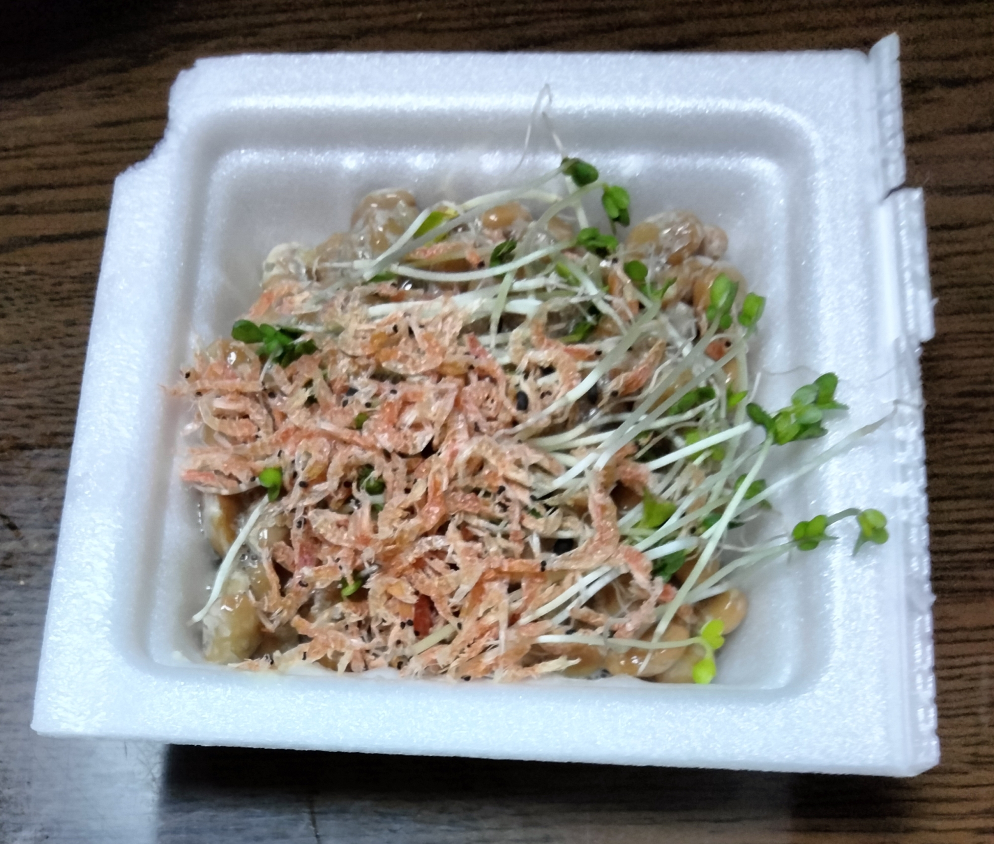 納豆アレンジ スプラウト&干おきあみ