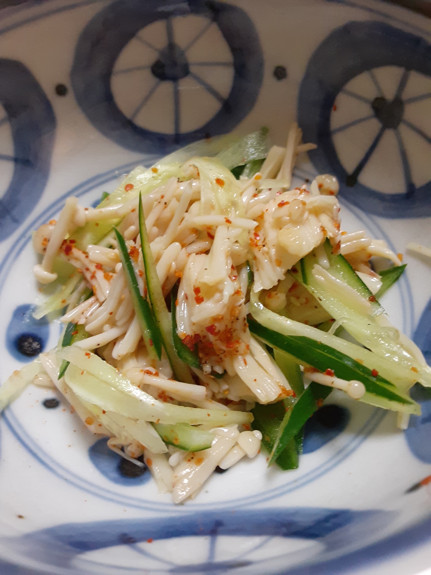 ●なめたけと胡瓜の和え物●