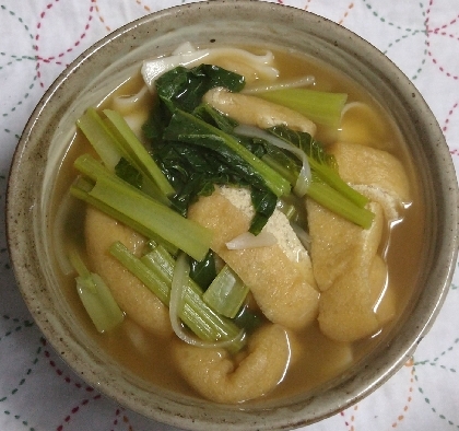 こんにちは〜家庭菜園の小松菜でいただきました。初めての組み合わせですが美味しかったです(*^^*)レシピありがとうございました。