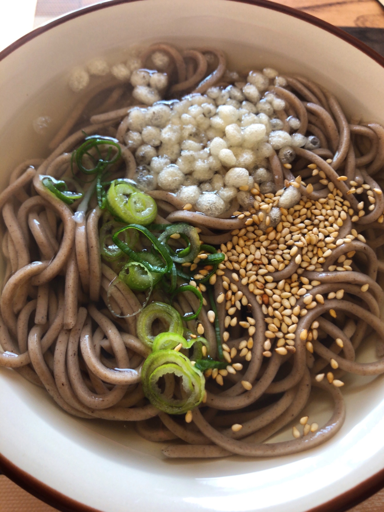 あっさりぶっかけ蕎麦