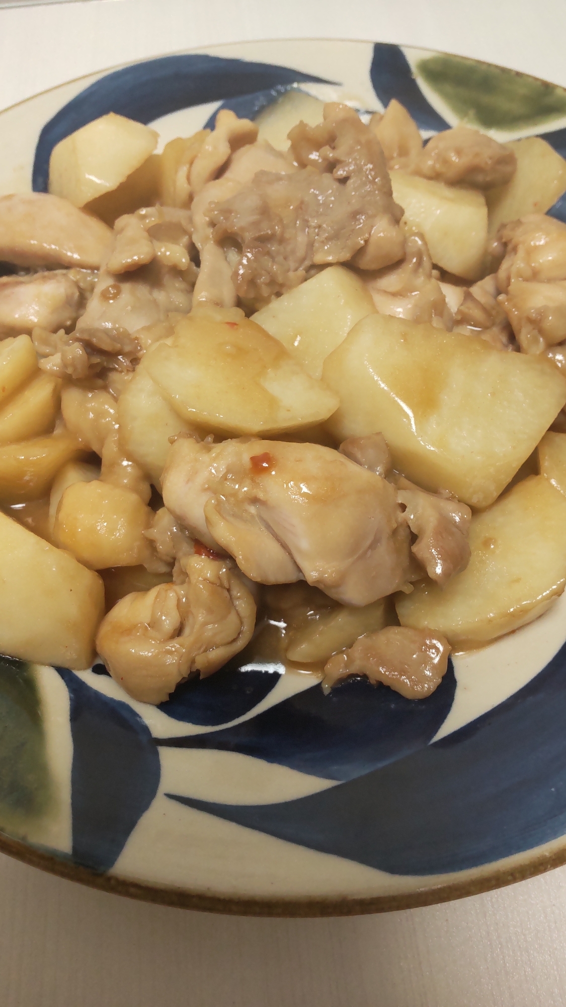 鶏もも肉と長芋のオイスターソース炒め☆