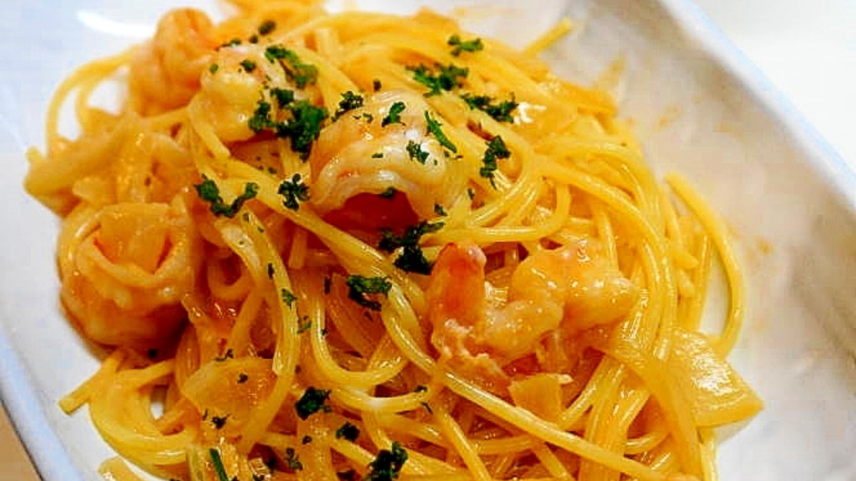 海老の殻は旨味の宝庫 えびトマトクリームパスタ レシピ 作り方 By Oppeke22 楽天レシピ 海老の殻は旨味の宝庫 えびトマトクリームパスタ レシピ 作り方 By Oppeke22 楽天レシピ