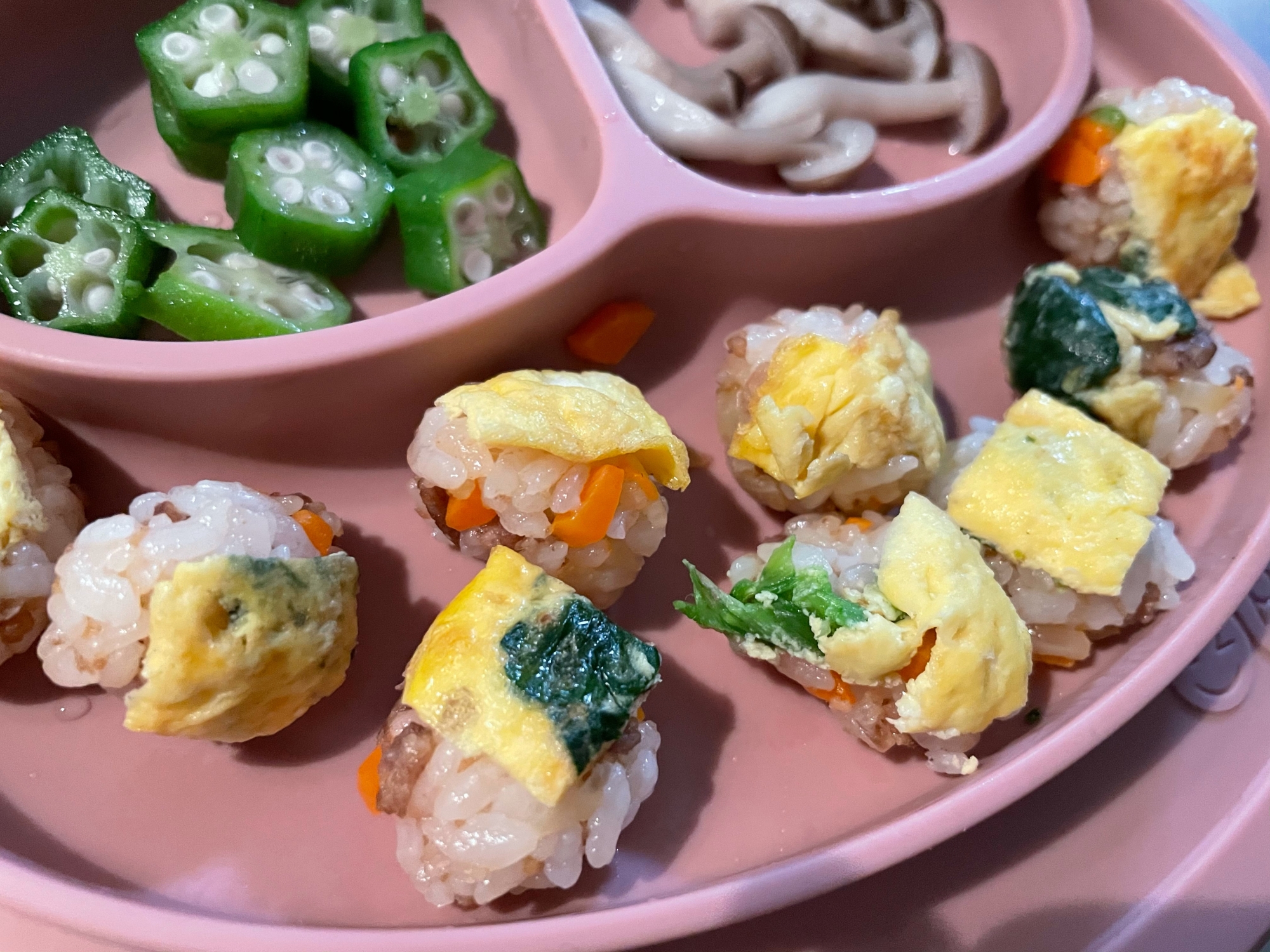 離乳食完了期 一口オムライス レシピ 作り方 By めむむむちゃん 楽天レシピ