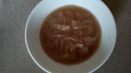 圧力鍋で作るオニオンスープ