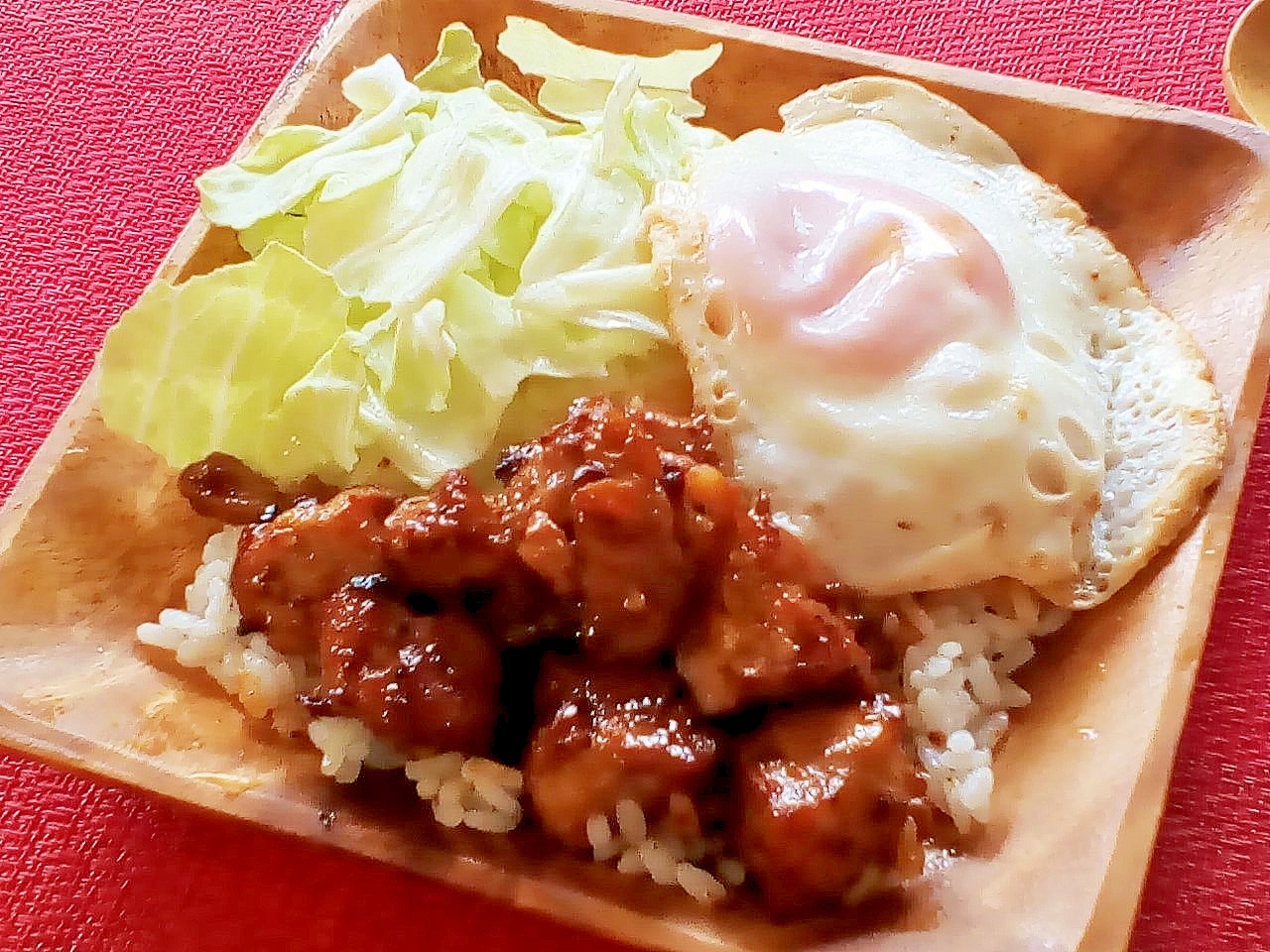 ♪お手軽ランチ♡アジアン屋台風焼き鳥丼♪