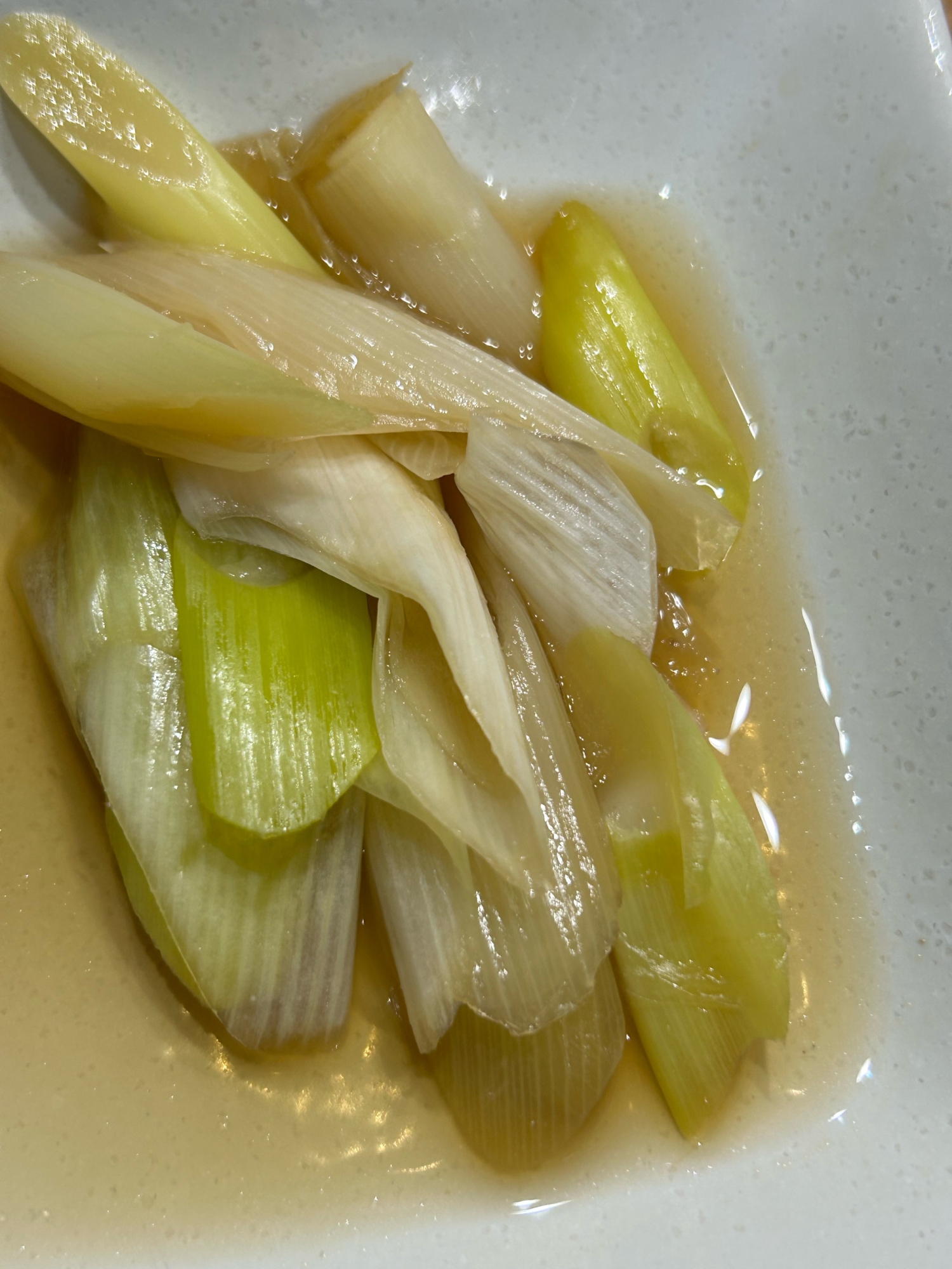 ネギの生姜煮
