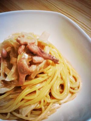 簡単 塩辛の濃厚チーズクリームパスタ レシピ 作り方 By Omikujira0910 楽天レシピ 簡単 塩辛の濃厚チーズクリームパスタ レシピ 作り方 By Omikujira0910 楽天レシピ