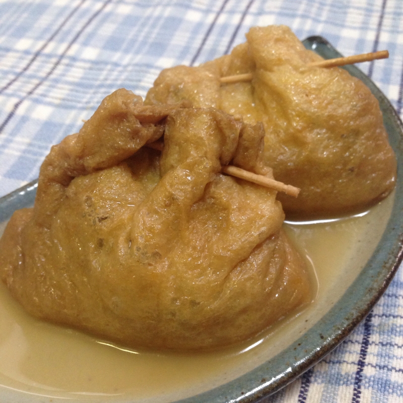 ひじきと豆腐の巾着煮♪