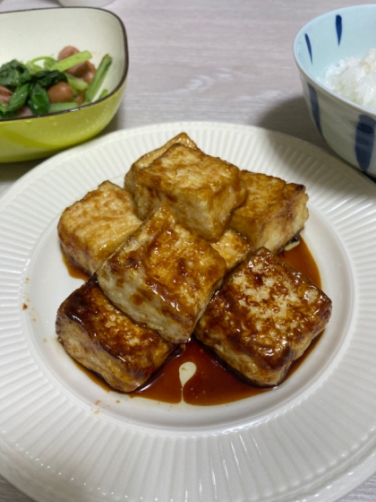 お豆腐が賞味期限が迫ってたのでレシピ探してましたー★香りもいいしおいしい♫これは本当にメインになりますね！！消費のためだけじゃなく、また作ります！♫