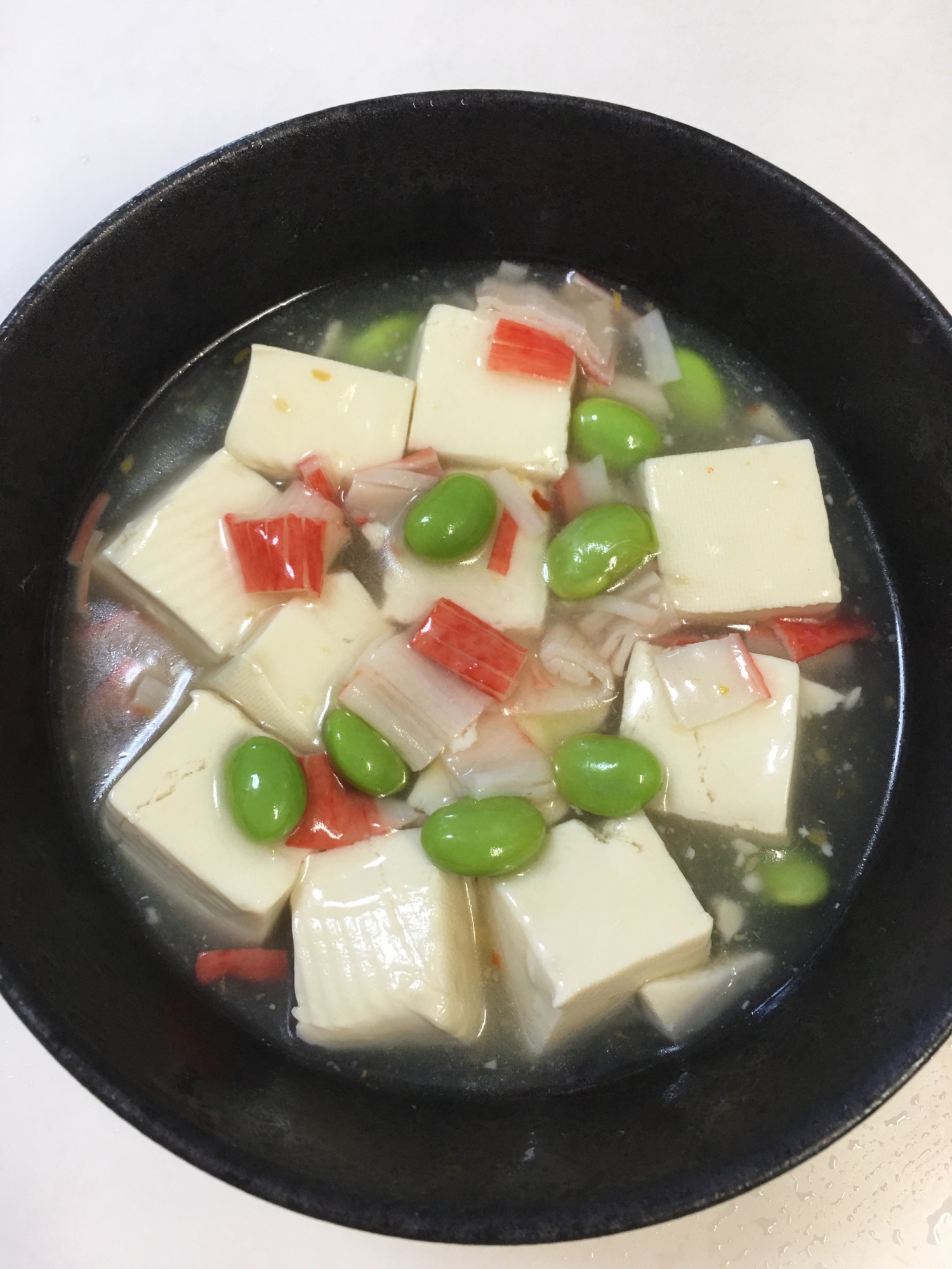 柚子胡椒が味の決め手⭐白麻婆豆腐