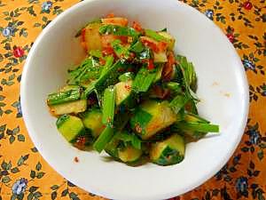 キュウリとニラのカクテキ レシピ 作り方 By Shimo9756 楽天レシピ キュウリとニラのカクテキ レシピ 作り方 By Shimo9756 楽天レシピ