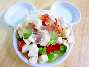 犬用 お豆腐サラダ レシピ 作り方 By Jp S ビートル 楽天レシピ