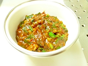 辛肉ニラ味噌