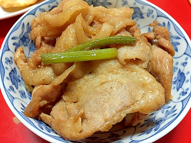 豚こま肉の甘辛焼き☆焼肉のタレで♪