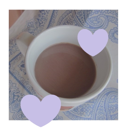 麦茶とココアのミルクティー