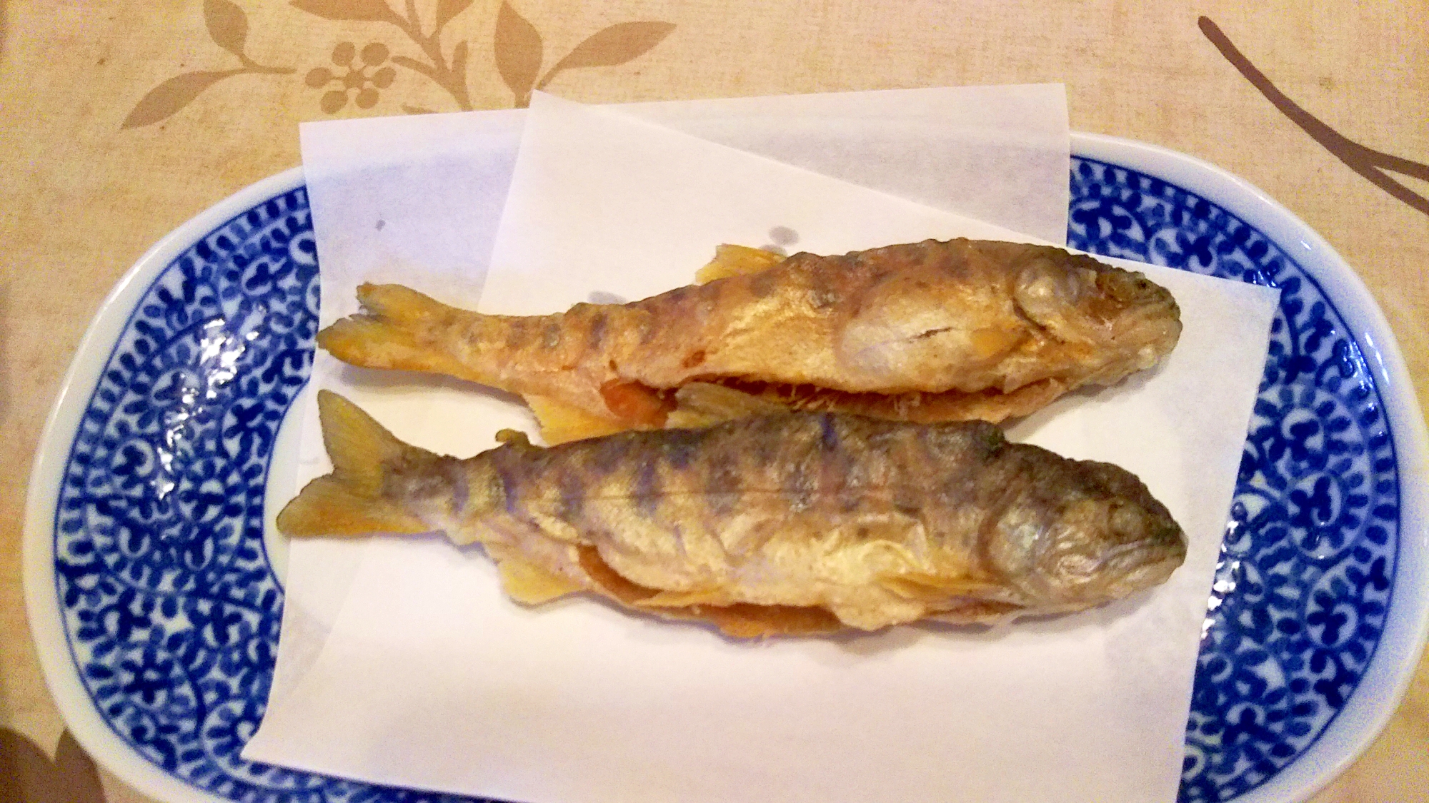 イワナの唐揚げ