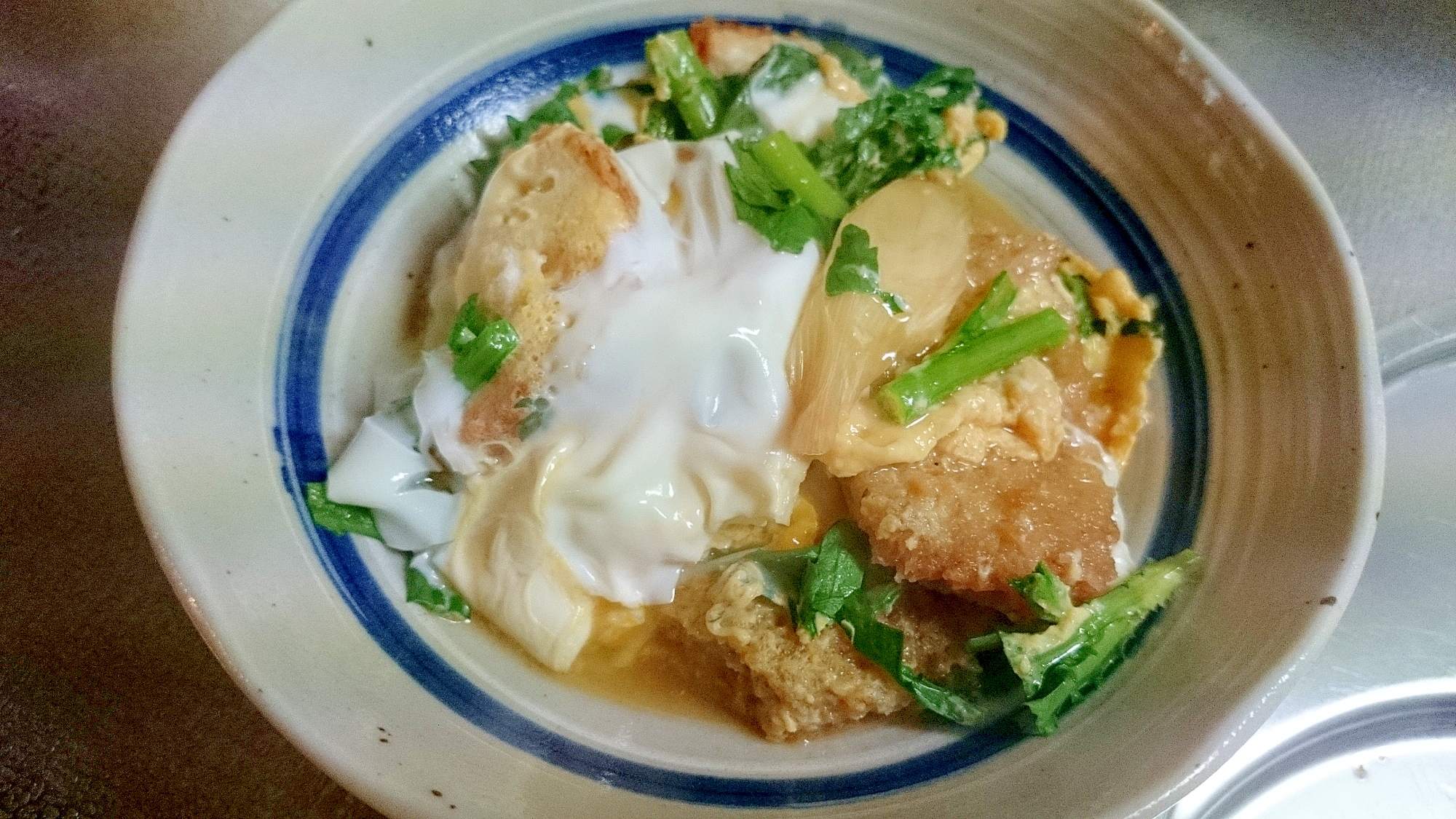 油麩でかさ増し「カツ煮」♪