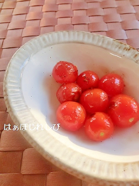 ミニトマトのソテー✿