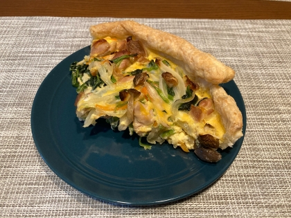 とっても美味しいベーコンとほうれん草のキッシュ