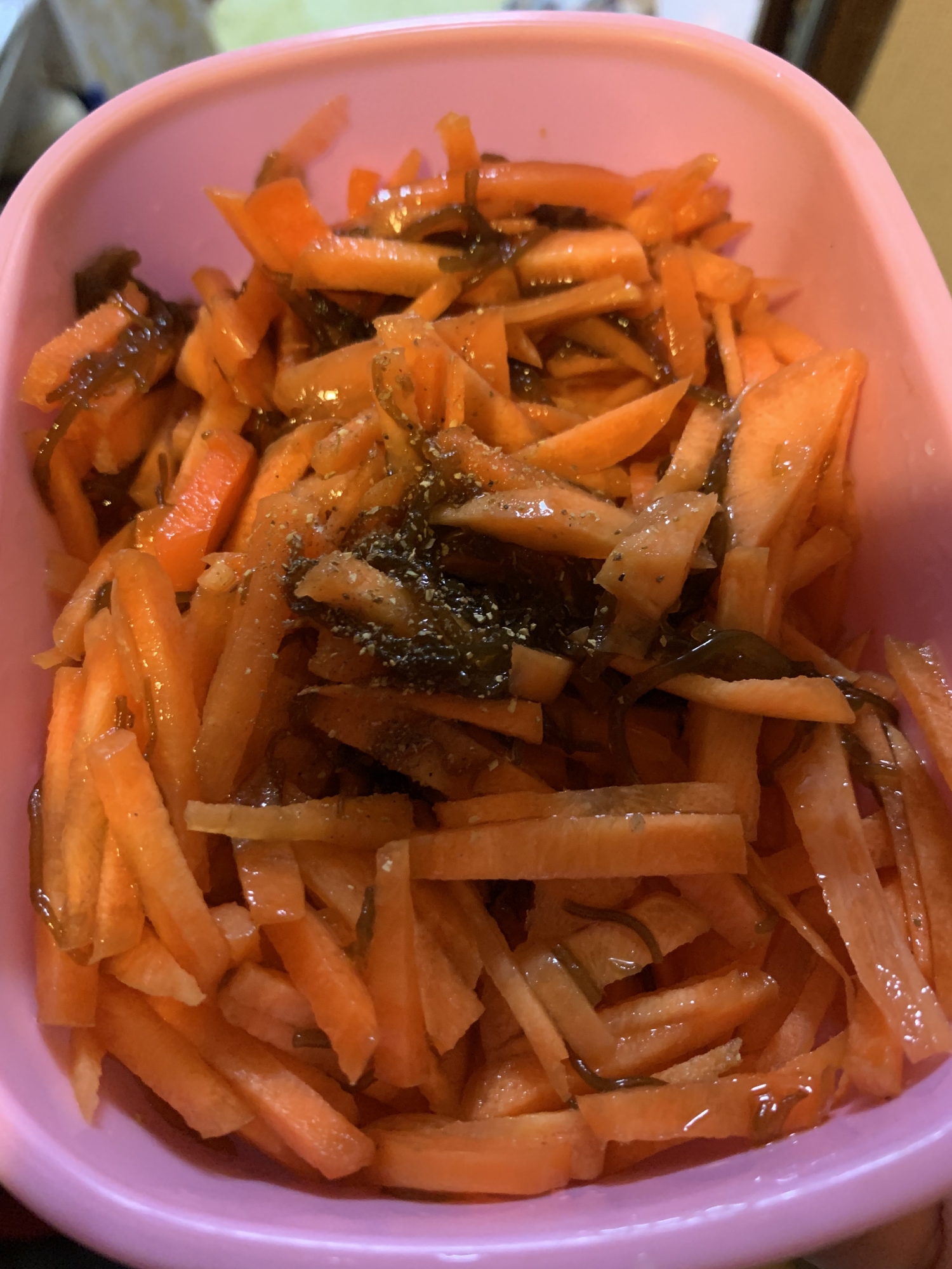 無限もずく酢にんじん