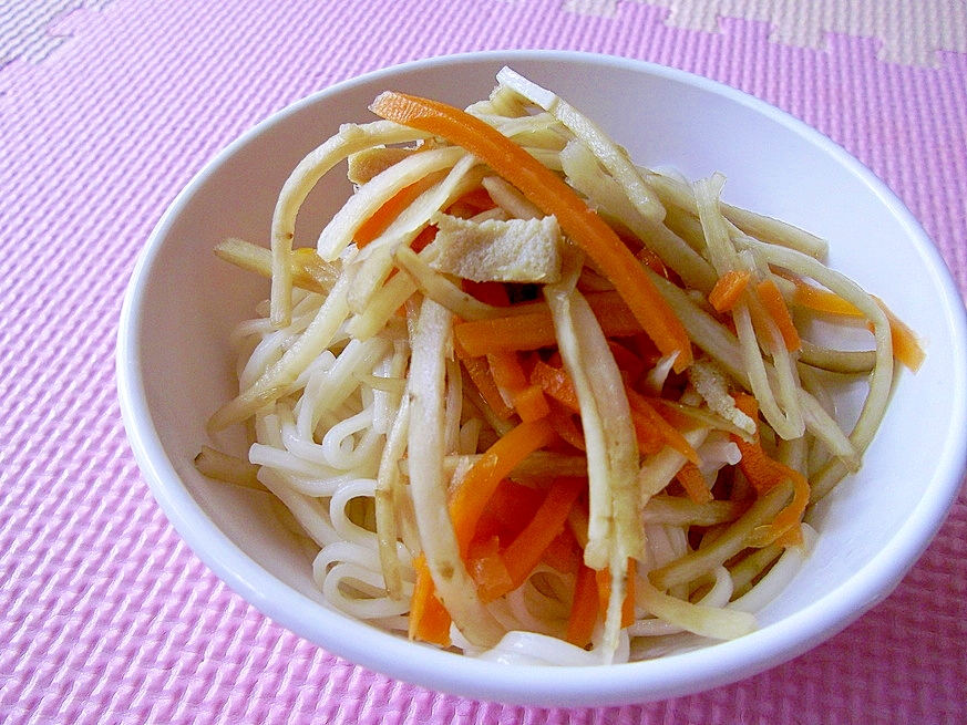 残り物活用♪きんぴらそうめん♪