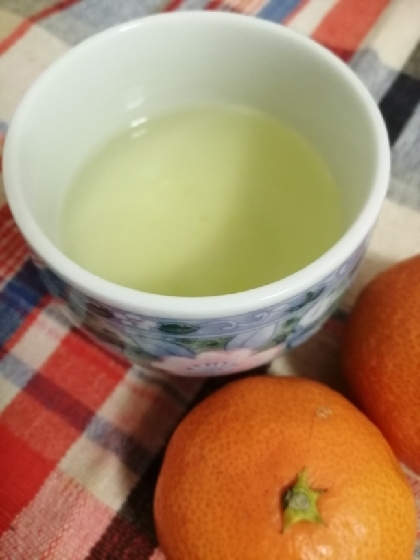 みかんの皮でお茶