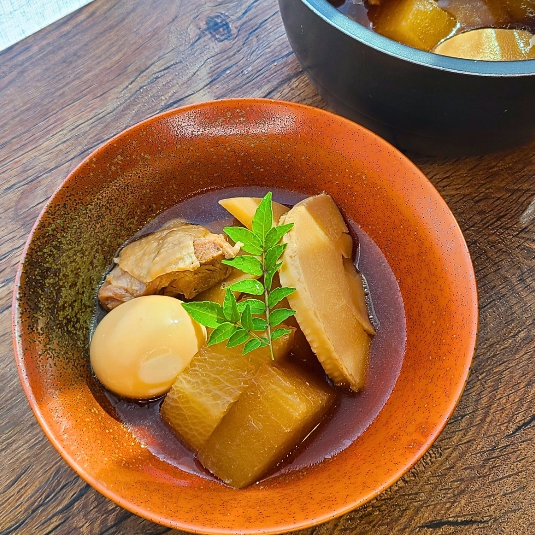 炊飯器で鶏と筍大根