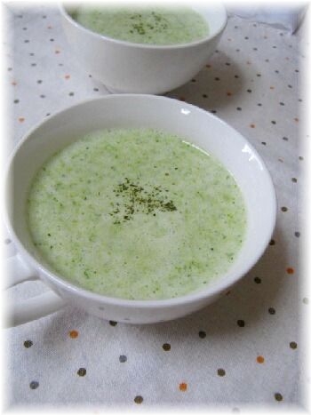 レンジで野菜たっぷり★豆乳スープ