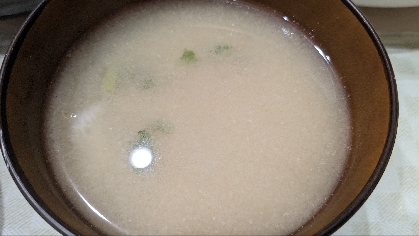 わらびと根菜の味噌汁