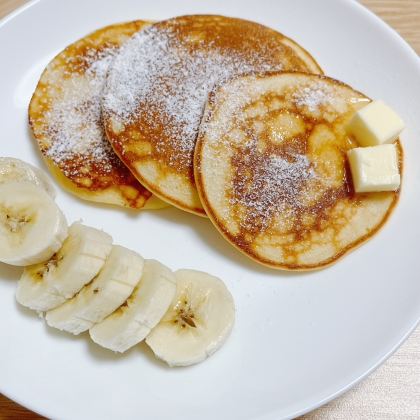 米粉ときなこのパンケーキ　離乳食にも！