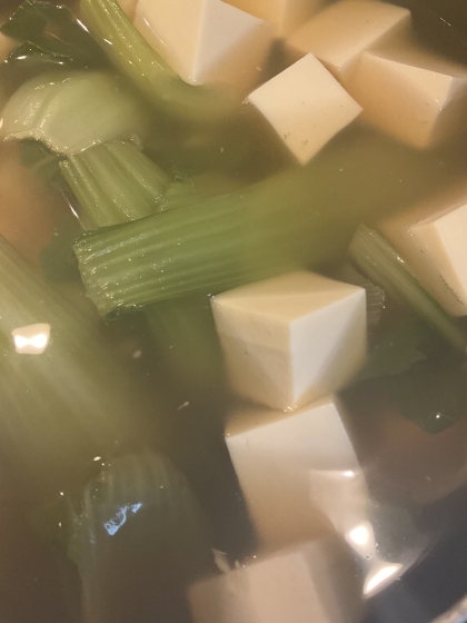 とろとろ豆腐の★熱々！中華スープ。
