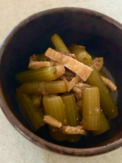 母の味☆ふきと油揚げの炒め煮