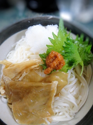 醤油麹で簡単★湯葉おろしうどん