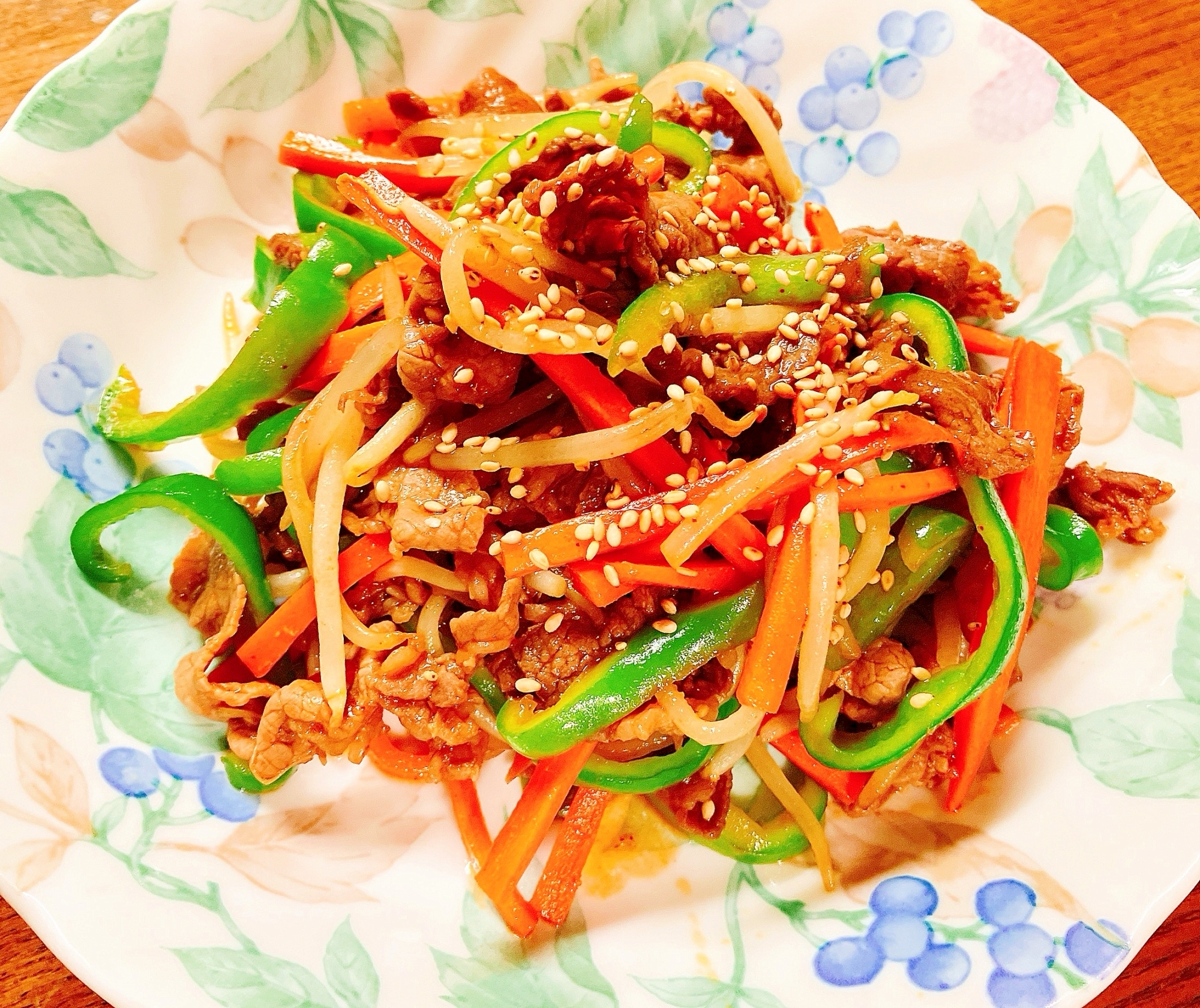 野菜たっぷりのプルコギ