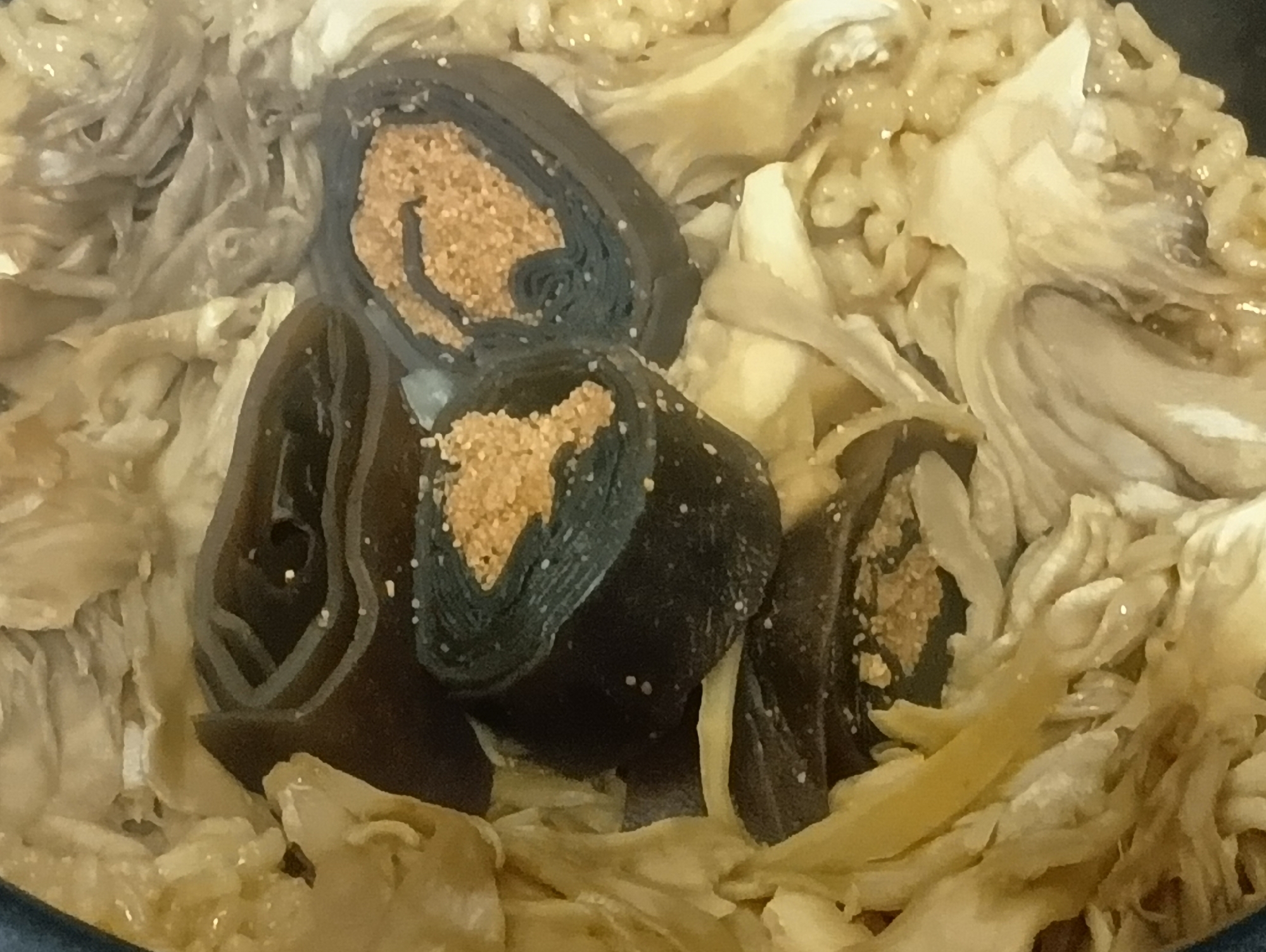 舞茸と昆布巻きタラコ de 炊き込みご飯