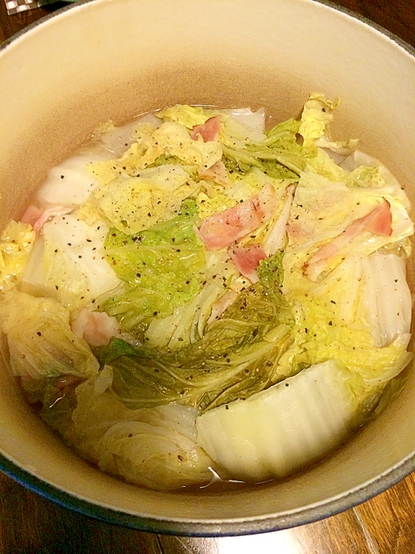 白菜とベーコンのバター蒸し レシピ 作り方 By きのこのみみ 楽天レシピ 白菜とベーコンのバター蒸し レシピ 作り方 By きのこのみみ 楽天レシピ